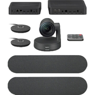 Logitech Rally Plus UHD Conference Camera and Mic Pods Set