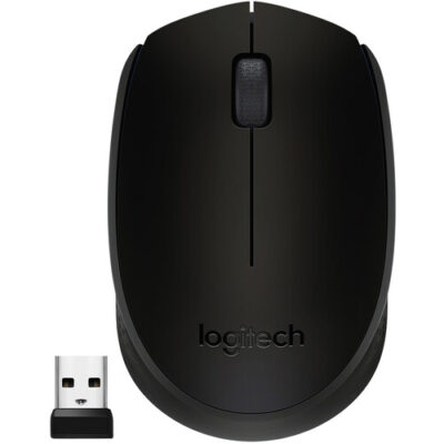 Logitech M170 Wireless Mouse (Black)