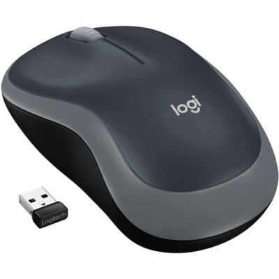 Logitech M185 Wireless Mouse (Swift Gray)