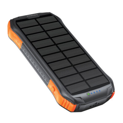 Promate 10000mAh Rugged EcoLight™ Solar Power Bank