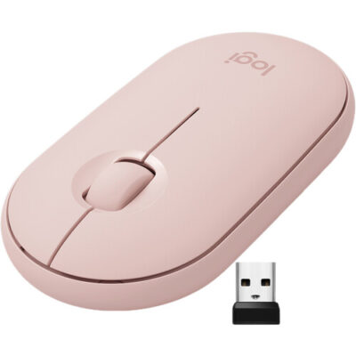 Logitech Pebble M350 Wireless Mouse (Rose)