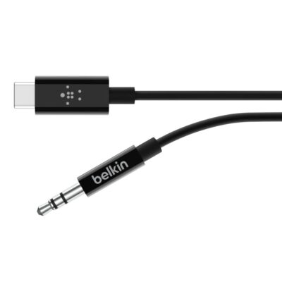 Belkin RockStar 3.5mm Audio Cable with USB-C Connector (1m)