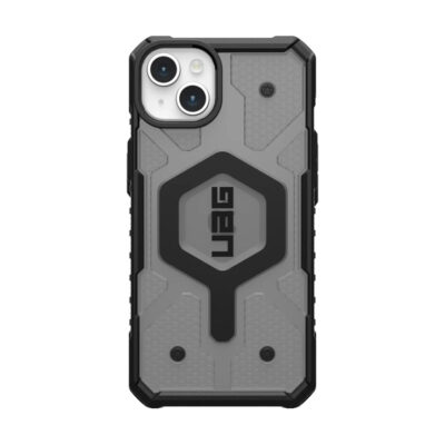 UAG phone case for iPhone 15 Series (Ash/Clear)