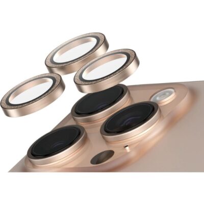 Camera Lens Protector for iPhone 16 Pro/16 Pro Max (Gold)