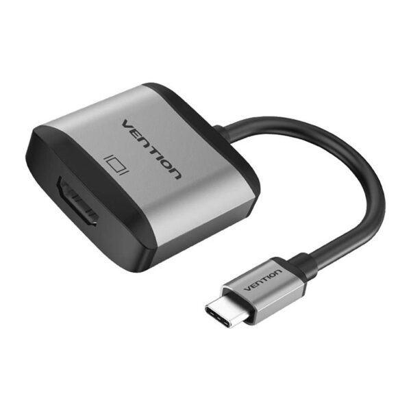 Vention USB-C to HDMI Converter, Gray Aluminum Alloy Type