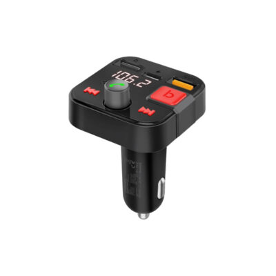 Promate PowerTune-30W FM Transmitter Kit, Quick Charge 3.0