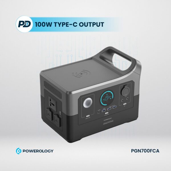 Powerology Portable Power Generator with APP 120000mAh 700W - Image 4