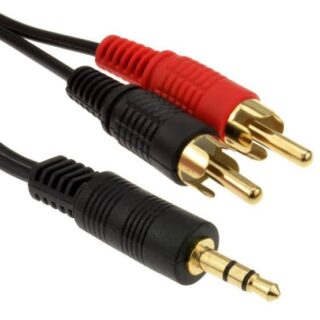 3.5mm Jack (M) to 2xRCA (M) Cable