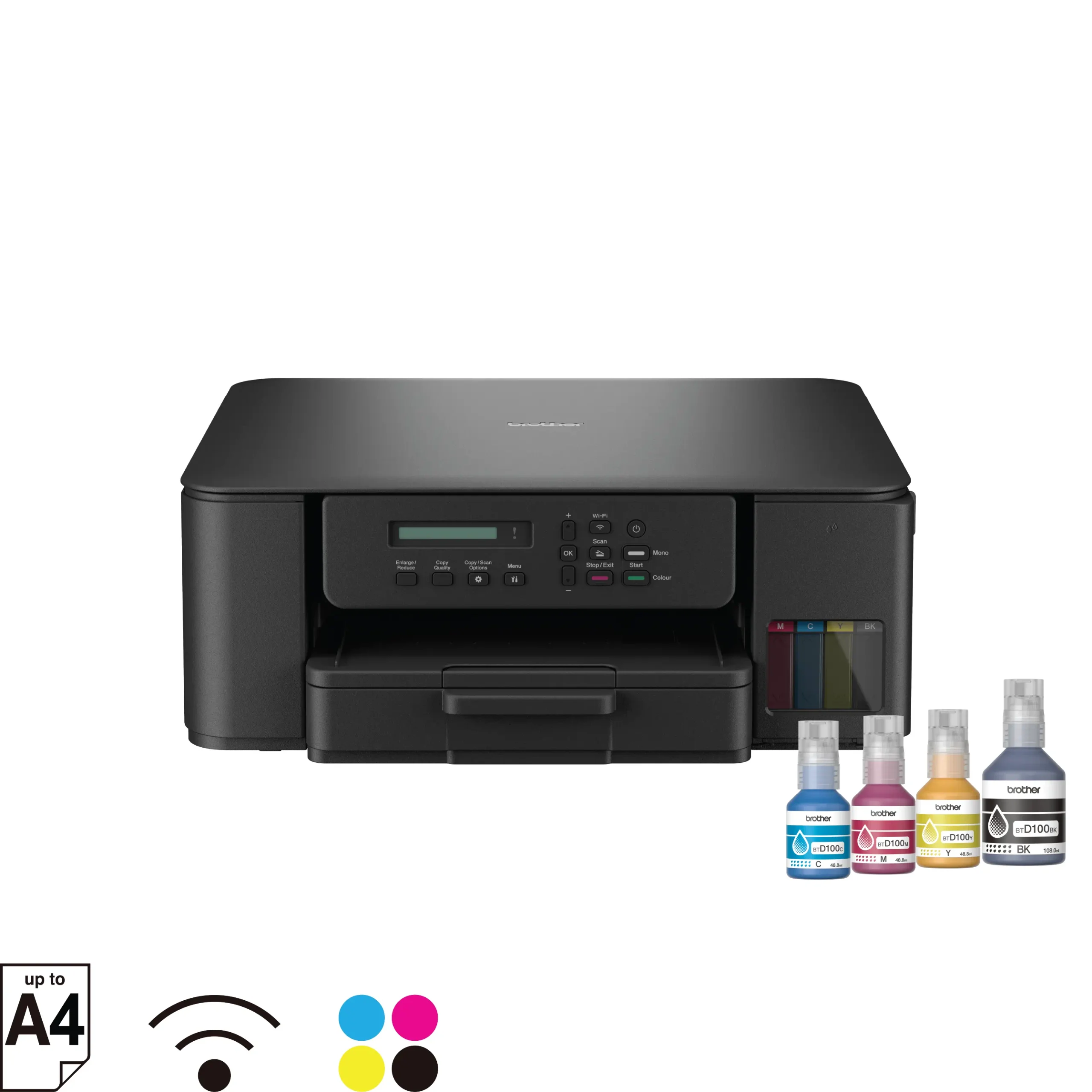 Brother DCP-T530DW Wi-Fi Multifunction ADF Ink Tank Printer