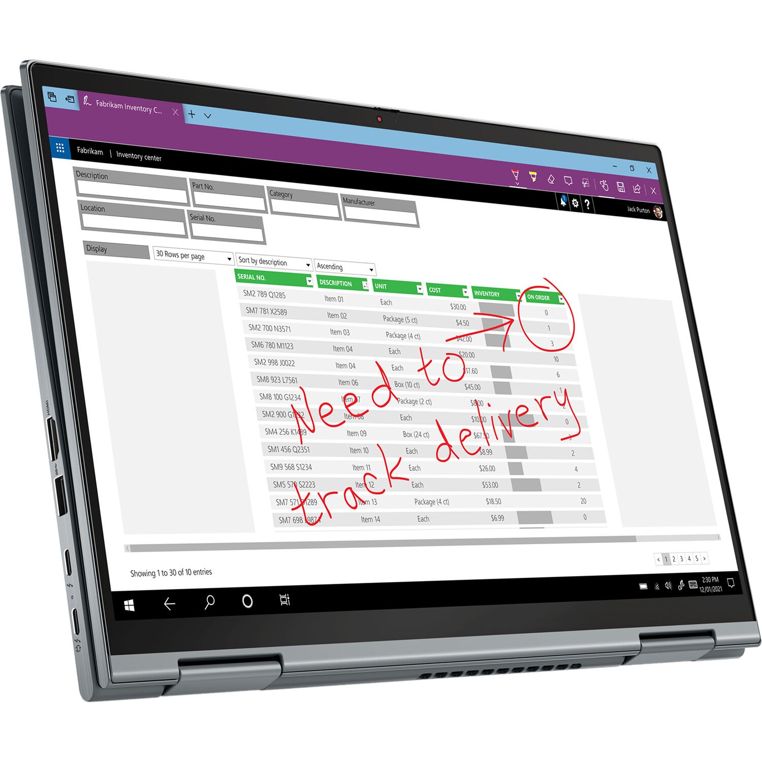 Lenovo 14" ThinkPad X1 Yoga Gen 6 Core i5 Multi-touch Laptop - Image 9